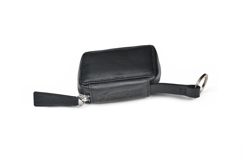 Akrapovic Leather Car Key Case - Black Akrapovic Marketing