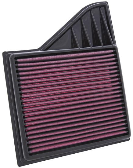 K&N 10 Ford Mustang GT 4.6L-V8 Drop In Air Filter K&N Engineering Air Filters - Drop In