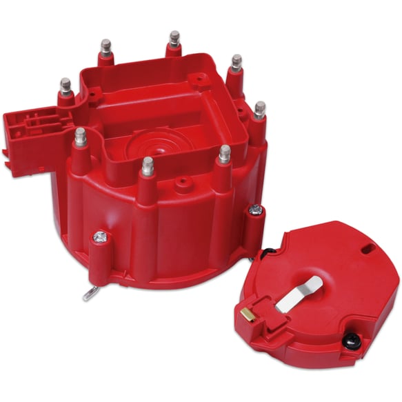 MSD Distributor Cap and Rotor - GM HEI - Red 8416 MSD Autoparts