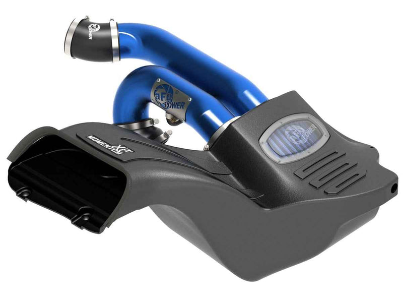Momentum XP 'Alpha Raptor' Cold Air Intake System - Blue w/Pro 5R Filter AFE POWER Autoparts