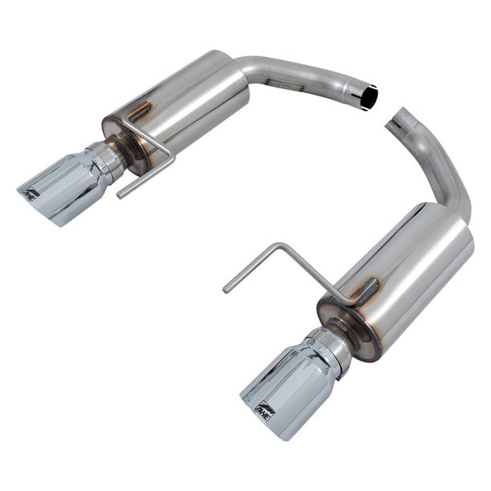 AWE Tuning S550 Mustang EcoBoost Axle-back Exhaust - Touring Edition (Chrome Silver Tips) 3015-32086