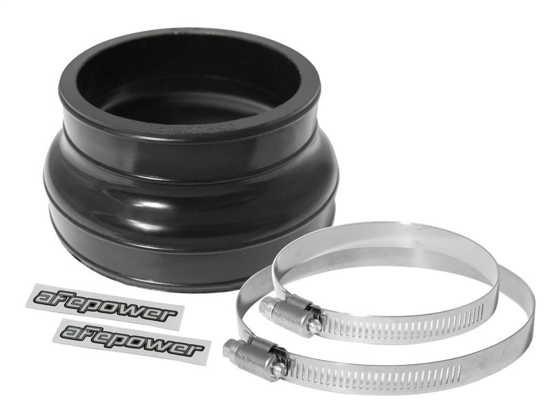aFe Magnum FORCE CAI Univ. (4-1/4in ID to 3-1/2in ID x 2-1/2in L) Straight Reducing Coupler - Black aFe Air Intake Components