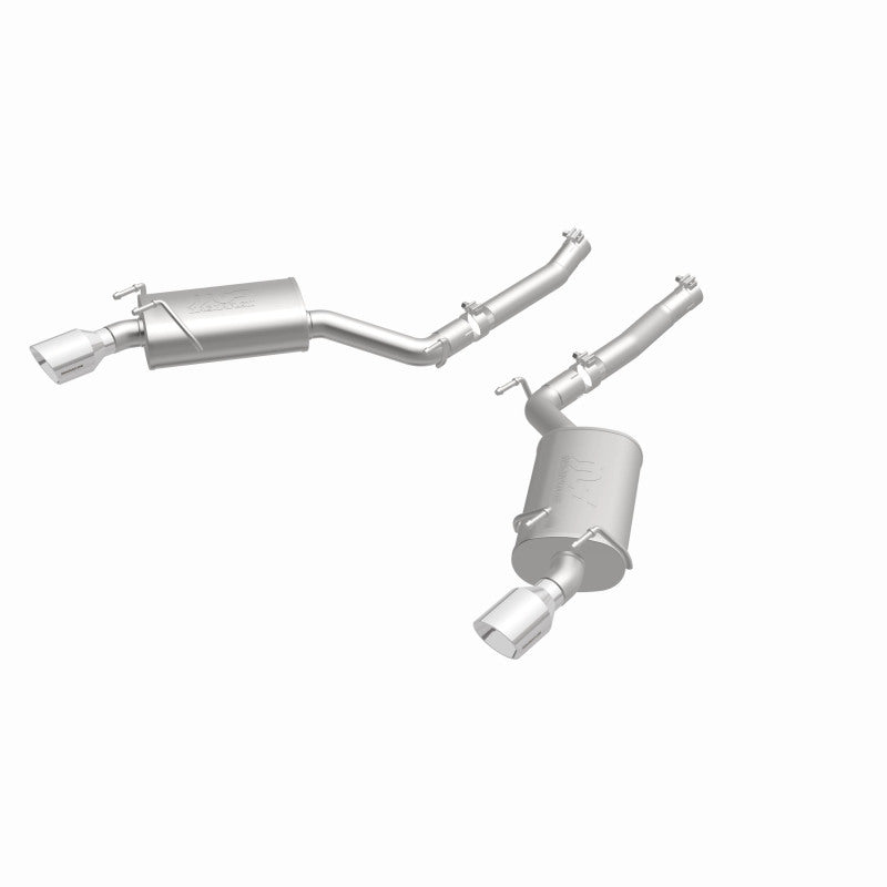 MagnaFlow Axle-Back Stainless Dual Split 4in Polished Tips 10-15 Chevrolet Camaro Convert. 3.6L V6 Magnaflow Axle Back