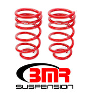 BMR 10-15 5th Gen Camaro V8 Rear Lowering Springs - Red BMR Suspension Lowering Springs