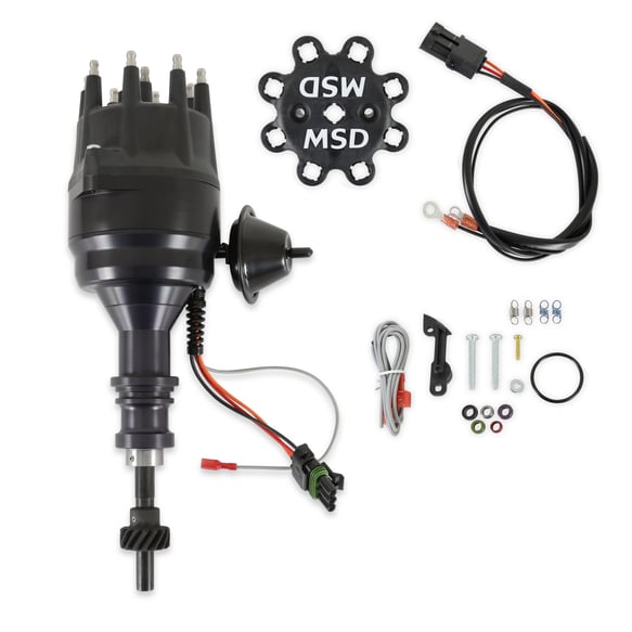 MSD Black Ford 289/302 Ready-To-Run Distributor 83523 MSD Autoparts