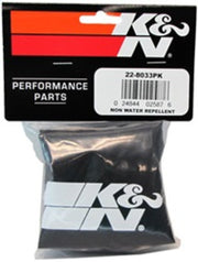 K&N PreCharger Tapered Air Filter Wrap Black 6in Height / 6in Diameter K&N Engineering Pre-Filters