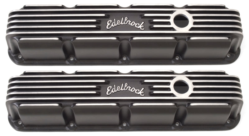 Edelbrock Valve Cover Classic Series Chrysler Magnum V8 Black Edelbrock Valve Covers