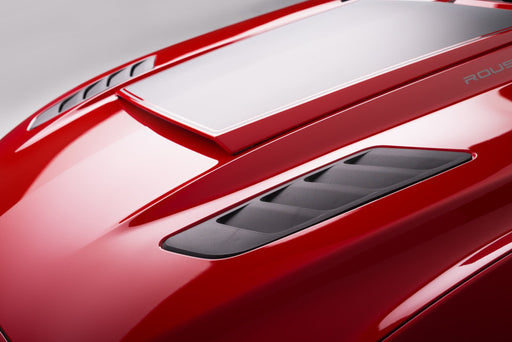 Roush 2015-2017 Ford Mustang Black Heat Extractors Roush Hood Vents