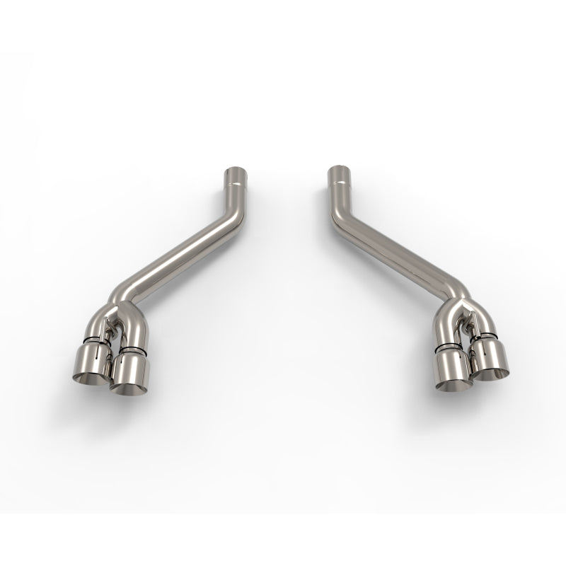 Kooks 2016 + Chevrolet Camaro SS 3in Axle Back Muffler Delete Exhaust System w/ Polished Quad Tips Kooks Headers Axle Back