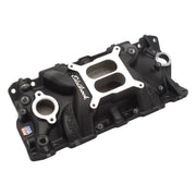 Edelbrock Manifold SBC Performer Eps Intake Black Edelbrock Intake Manifolds