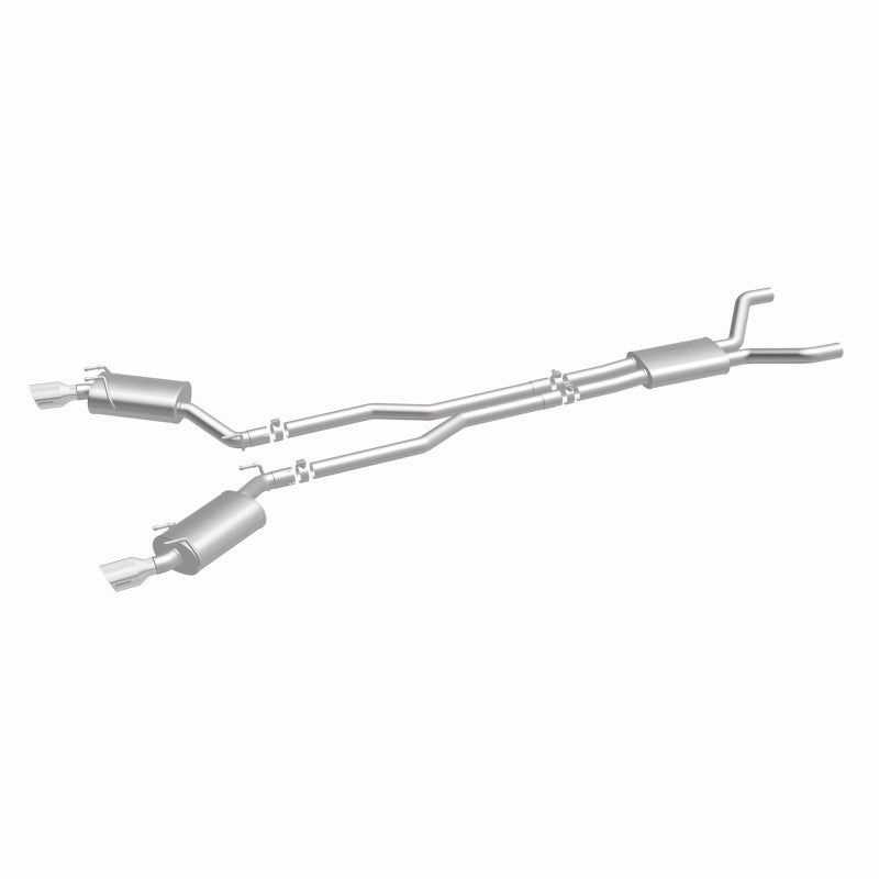 MagnaFlow Cat-Back Stainless Dual Split Rear Exit 4in Polished Tips 11-15 Chevy Camaro 3.6L V6 Magnaflow Catback