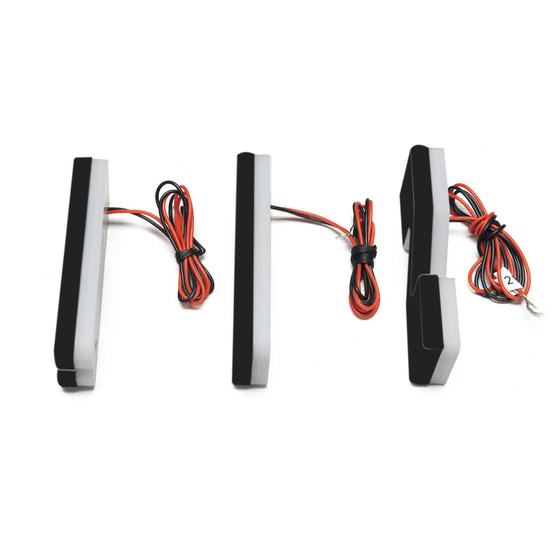 ORACLE Lighting Universal Illuminated LED Letter Badges - Matte Blk Surface Finish - V ORACLE Lighting Light Accessories and Wiring