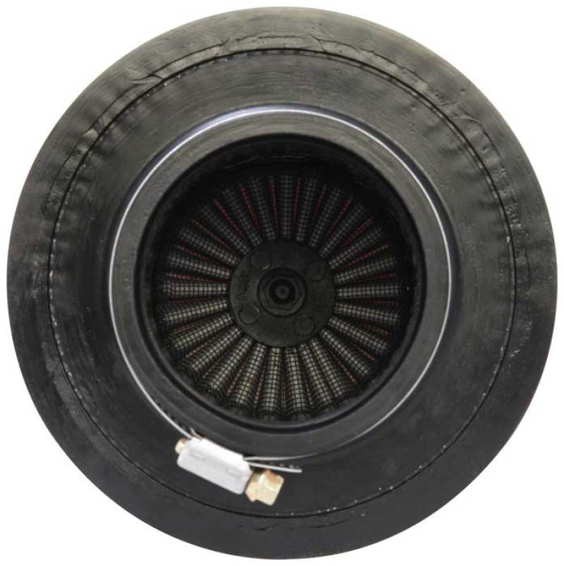 AEM Dryflow Air Filter - Round Tapered 5in Top OD x 6 Base OD x 5.563in H x 3in Flange ID AEM Induction Air Filters - Universal Fit