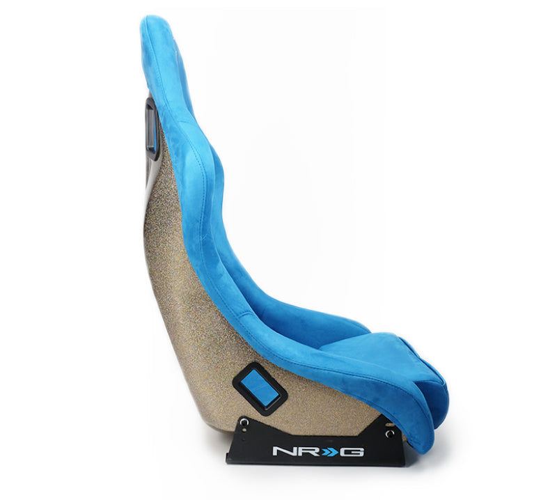 NRG FRP Bucket Seat ULTRA Edition - Medium (Blue Alcantara/Pearlized Back) NRG Race Seats