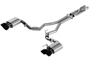 Borla 2020 Ford GT500 5.2L AT 3in ATAK CatBack Exhaust w/ Black Chrome Tips Borla Catback