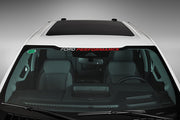 Ford Performance 21-23 F-150 / 17-23 Super Duty Windshield Banner - White/Red Ford Racing Stickers/Decals/Banners