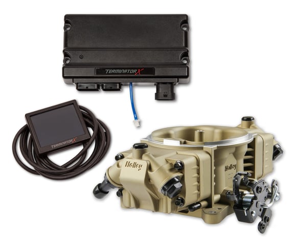 Holley EFI Terminator X Stealth GM LS 4150 - Gold 550-1062 HOLLEY Autoparts