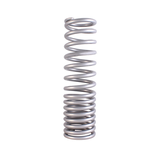 QA1 2-1/2in ID Variable Rate High Travel Spring - 12in Length x 130/250lbs/in - Silver Powder Coated QA1 Coilover Springs
