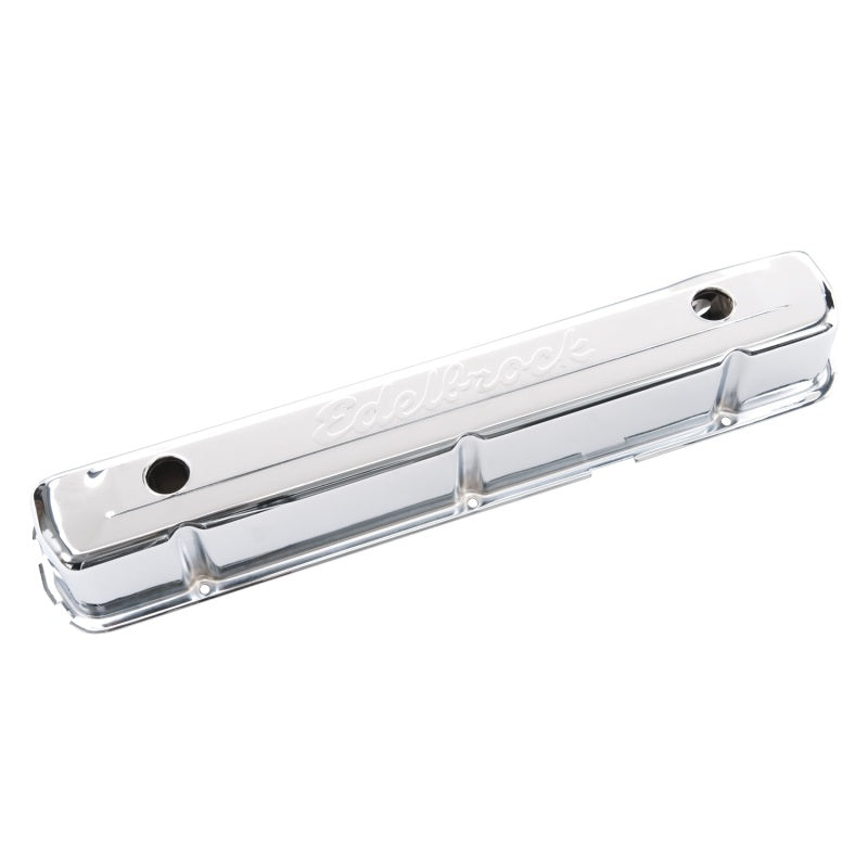 Edelbrock Valve Cover Signature Series Chevrolet 1962-2001 194-292 CI Inline 6 Chrome Edelbrock Valve Covers