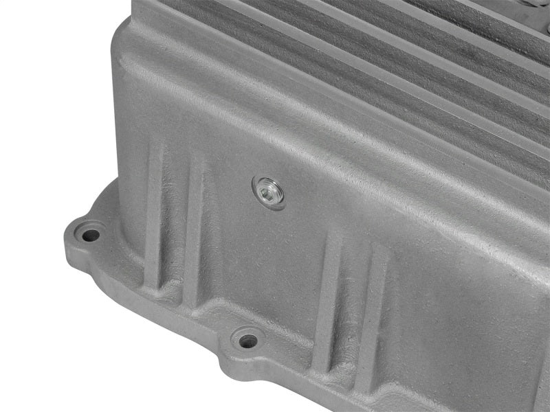 aFe Transmission Pan (Raw); Ford Trucks 6R140 11-14 V8-6.7L (td) aFe Diff Covers