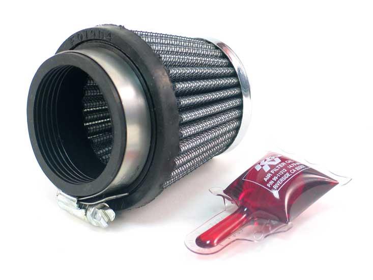 K&N Universal Clamp-On Air Filter 1-15/16in FLG / 3in B / 2in T / 2-1/2in L K&N Engineering Air Filters - Universal Fit
