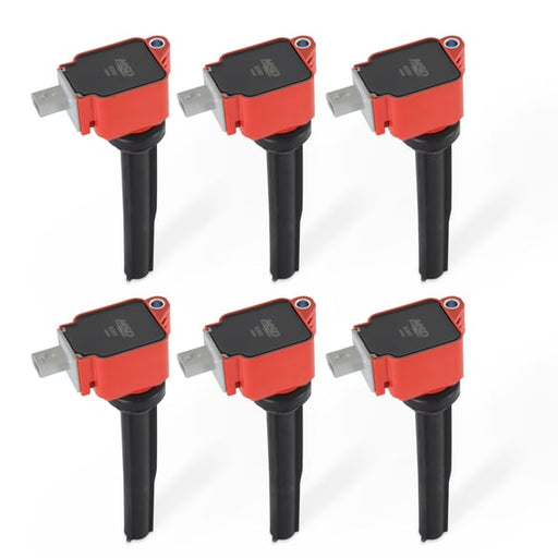 MSD Ignition Coil - Ford EcoBoost - 2.7L V6 - Red - 6-Pack 82606 MSD Autoparts