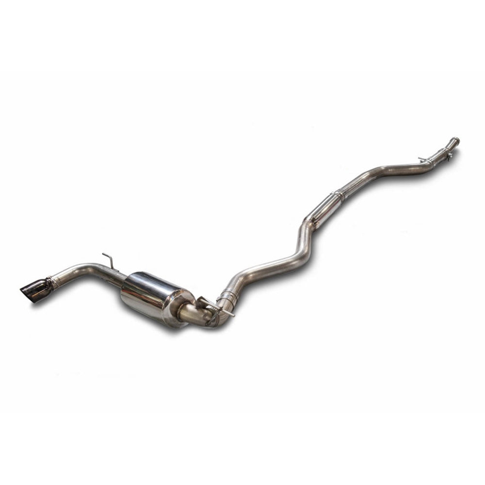 AWE Tuning BMW F30 320i Touring Exhaust &amp; Performance Mid Pipe - Chrome Silver Tip (102mm) 3015-22044