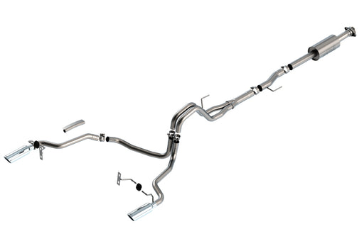 Borla F-150 2021 2.7L/3.5L 4dr CC SB EC STB Lari/King R/Plinum/LTD 3/2.25 SRE CB S-Type CHR Tips Borla Catback