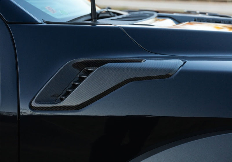 Ford Racing 21-24 F-150 Raptor Carbon Fiber Fender Vent Set - Gloss Ford Racing Spoilers