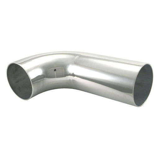 Spectre Universal Tube Elbow 3-1/2in. OD / 90 Degree Mandrel w/6in. Leg - Aluminum Spectre Aluminum Tubing