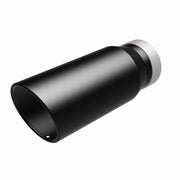 MagnaFlow Tip Stainless Black Coated Single Wall Round Single Outlet 5in Dia 4in Inlet 13in L Magnaflow Catalytic Converter Universal