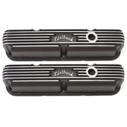 Edelbrock Valve Cover Classic Series Chrysler La 318-340-360 CI V8 Black Edelbrock Valve Covers