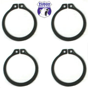 Yukon Gear (4) Full Circle Snap Rings / Fits Dana 60 733X U-Joint w/ Aftermarket Axle Yukon Gear & Axle U-Joints
