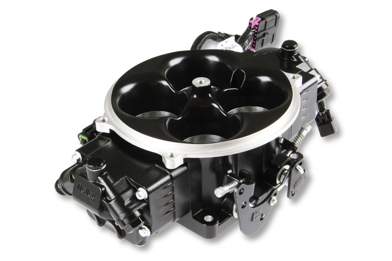 Holley EFI Terminator X Stealth 4500 Throttle Body - Black Holley EFI Autoparts