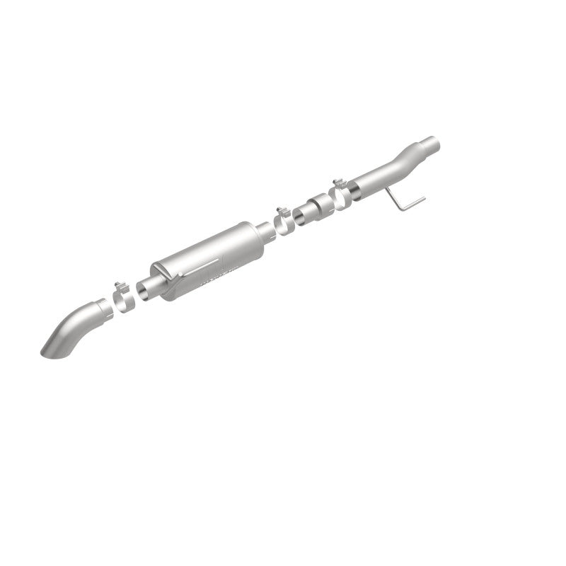 MagnaFlow Cat-Back, SS, 2.5/3in, Turn Down In Front Rear Tire 2015 Ford F150 5.0L V8 Ext Cab Magnaflow Catback