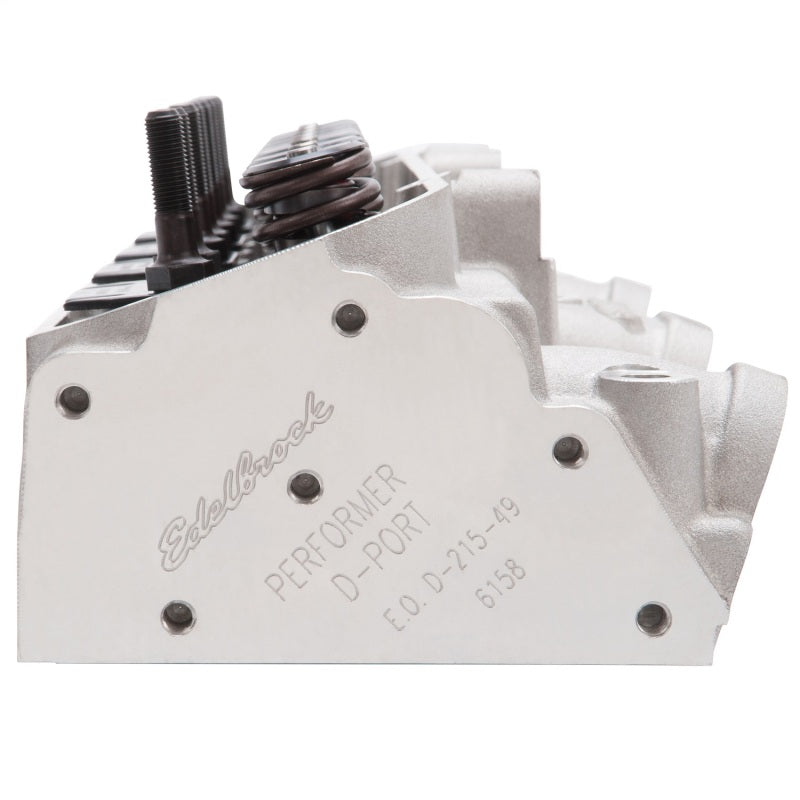 Edelbrock Cylinder Head Pontiac Performer D-Port 72cc Chambers for Hydraulic Roller Cam Complete Edelbrock Heads