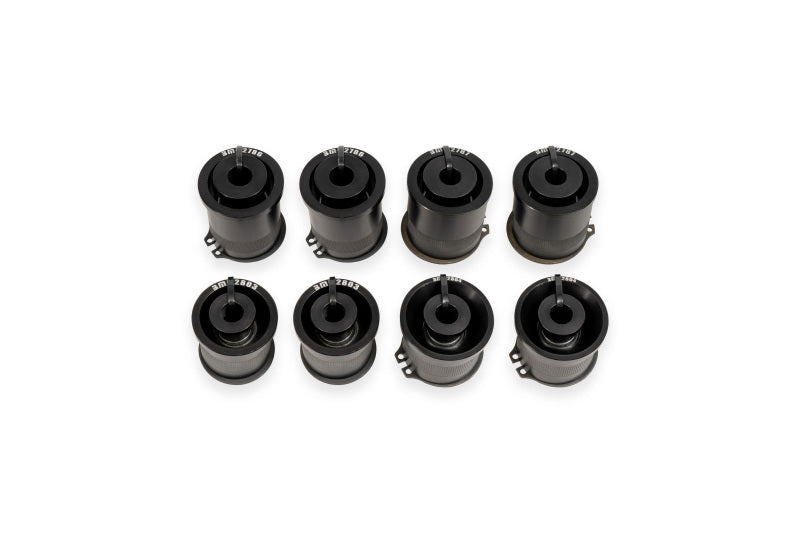 BMR 97-04 Chevrolet Corvette C5 / 05-13 C6 Rear Upper & Lower Control Arms Bearing Kit - Black BMR Suspension Bushing Kits