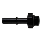 DeatschWerks 6AN ORB Male to 5/16in Male EFI Quick Connect Adapter - Anodized Matte Black DeatschWerks Fuel Components Misc