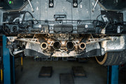 Corsa 23-25 Chevrolet Corvette C8 Z06 3in Valved Cat-Back Exhaust Muffler Delete Track Systemw/o Tip CORSA Performance Catback