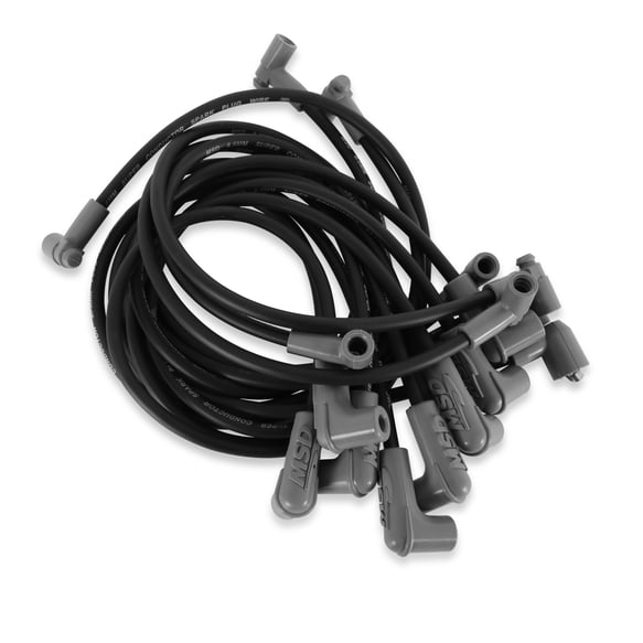Wire Set, SC Blk, BB Chevy for use with HEI Tower Cap 35603 MSD Autoparts