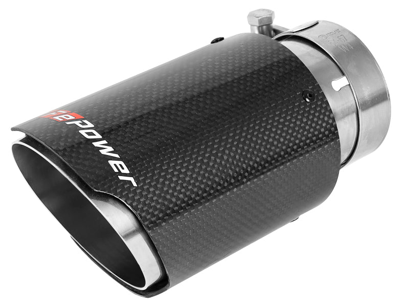 aFe MACH Force-Xp Universal Exhaust Tip 2-1/2 IN Inlet x 3-1/2 IN Outlet X 7 IN L aFe Tips