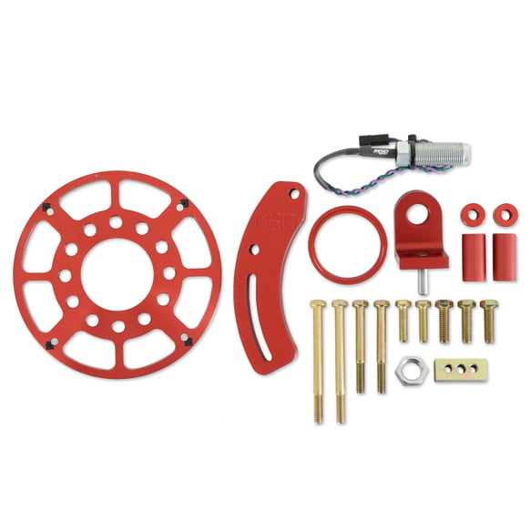 MSD Crank Trigger Wheel Kit - Flying Magnet - SBF - Windsor 8640 MSD Autoparts