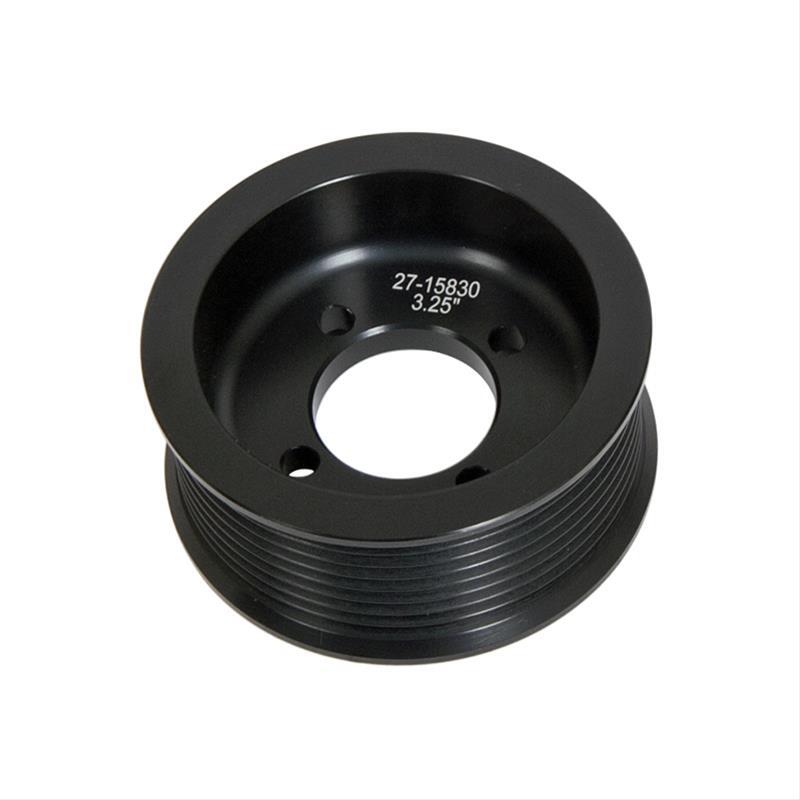 Edelbrock Pulley SC E-Force 3 250In 8 Rib Black Edelbrock Supercharger Pulleys