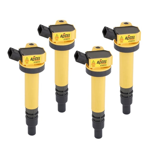 ACCEL Ignition Coil - SuperCoil - Toyota 1.8L - I4 - 4-Pack 140314-4 ACCEL Autoparts