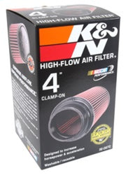 K&N Universal Rubber Filter 4inch FLG / 6inch OD-B / 4-5/8inch OD-T / 9inch H K&N Engineering Air Filters - Universal Fit