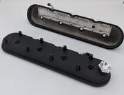 Granatelli 96-22 GM LS Standard Height Valve Cover w/Angled Coil Mount - Blk Wrinkle (Pair) Granatelli Motor Sports Valve Covers