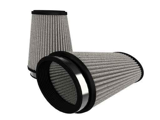 aFe Magnum (3x4-3/4)in Flange ID x (4x5-3/4)in Base x (2-1/2x4-1/4) FLOW Pro DRY S Air Filter (Pair) aFe Air Filters - Universal Fit