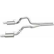 MagnaFlow 13 Ford Mustang Dual Split Rear Exit Stainless Cat Back Performance Exhaust (Street) Magnaflow Catback