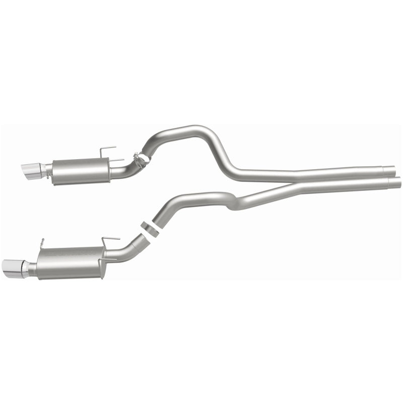 MagnaFlow 13 Ford Mustang Dual Split Rear Exit Stainless Cat Back Performance Exhaust (Street) Magnaflow Catback