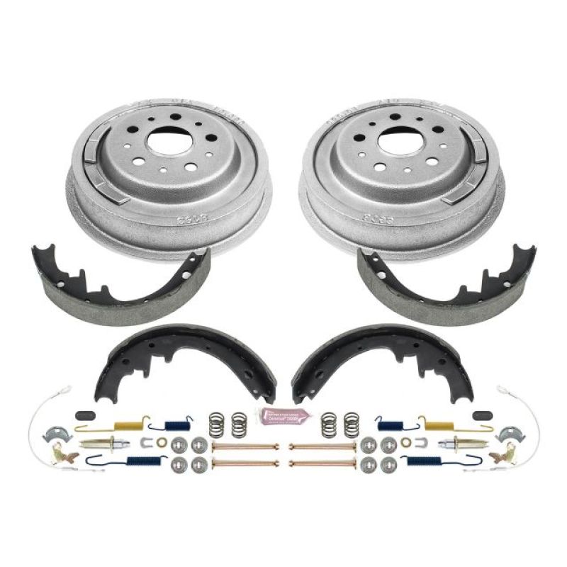 Power Stop 62-68 Ford Fairlane Rear Autospecialty Drum Kit PowerStop Brake Drums